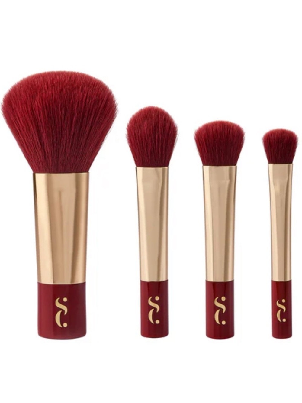 Spectrum Very Cherry 4 Piece Mini On-The-Go Brush Set BRAND NEW IN BOX